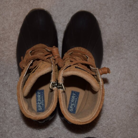 Sperry Cheetah Print Waterproof Duck Boots - Picture 6 of 10